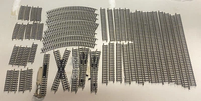 Fleischmann N Piccolo Track Lot 50 Pieces Missing A Few Connectors - Image 1 of 4