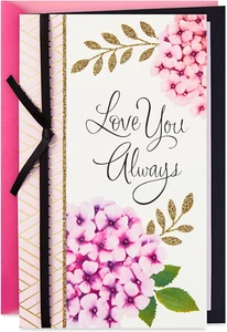 Romantic Mothers Day Card for Wife, Girlfriend, or Partner (Love You Always) - Picture 1 of 12