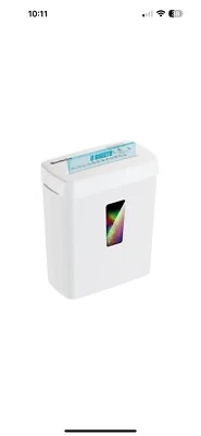 Woolsche Paper Shredder, P-5 Security Level, 6-Sheet Micro Cut with 3.43-Gallon