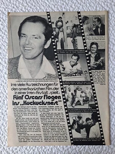 Bravo Seite Heft / Fünf Oscars flogen ins Kuckucksnest * - Bild 1 von 1