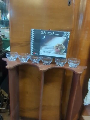 Galassia Coppa Bormioli Rocco Gelato Bowls Set 6 Bowl Set Glass - Image 1 of 4