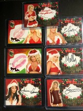 (Pick) 2006 Bench Warmers Christmas Autograph Kiss Card Holiday (Free Ship 2nd)
