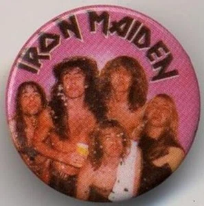 Iron Maiden Badge Button - Picture 1 of 1
