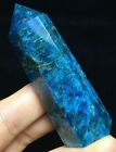 78G  Natural Blue Apatite Quartz Point  Crystal Mineral Healing Stone T04