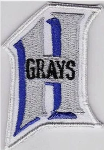 Baseball Negro League Kuba & USA Homestead Grays Pennsylvania 2,75 x 1,75 Zoll - Bild 1 von 1