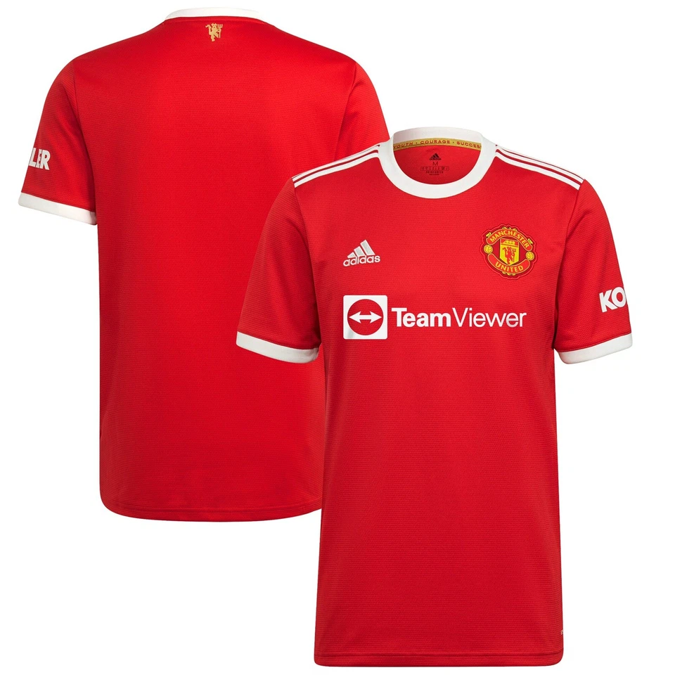 Camiseta Manchester United Hombre - Adidas X Pequeña - Casa - Roja/Blanca Foto 1 de 1