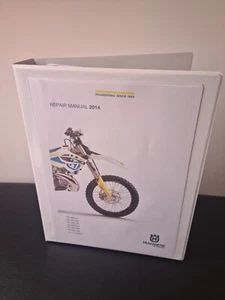 HUSQVARNA TE 250 EU US AU Limited Edition 2014 REPAIR WORKSHOP SERVICE MANUAL - Picture 1 of 9
