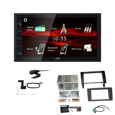 JVC KW-M180DBT 2DIN DAB+ Autoradio für Mercedes Benz SLK 2004-2011 - Bild 1 von 4