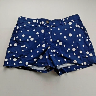 GAP Womens Summer Shorts Size 00 Navy Blue with White Polka Dots Khakis by GAP - Image 1 of 4