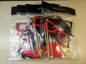 Party Requisiten für Photo Booth 32 Teile, lustiges Kostüm zum Selbermachen - Bild 1 von 4