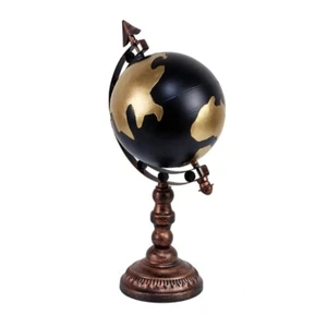 Stylish Iron Globe Ornament with Stand Base for Home Table Book Shelves Decors - Zdjęcie 1 z 8