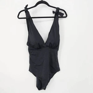 Kim Gravel x Swimsuits For All Tie Shoulder 1-Piece Suit Black Women's Size 10 - Picture 1 of 6