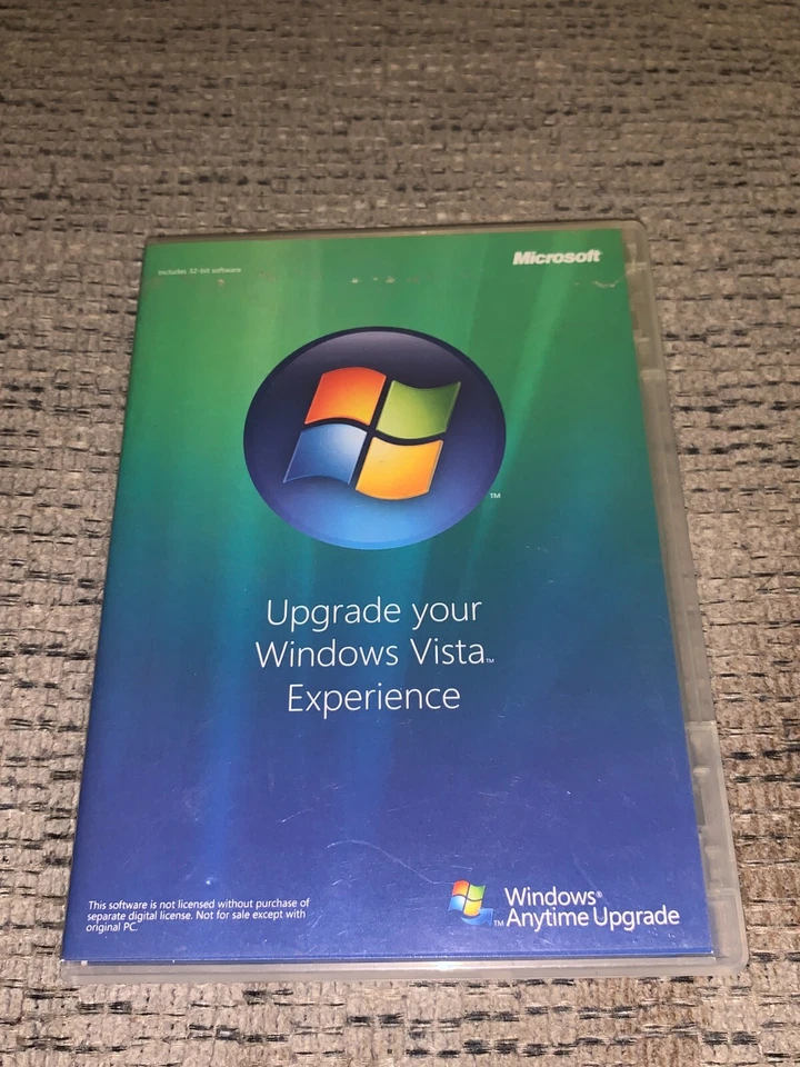 Microsoft Windows Vista Experience Anytime Upgrade DVD-ROM Disc 32-bit English - Image 1 of 4