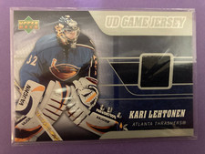 2006-07 Upper Deck UD Game Jersey Kari Lehtonen #J2-KL Blue