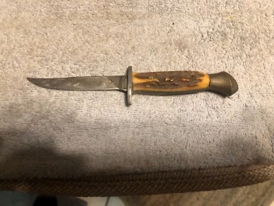 VINTAGE BLACKHAWK SOLINGEN GERMANY KNIFE KNIGHT POMMEL NO SHEATH - Image 1 of 4