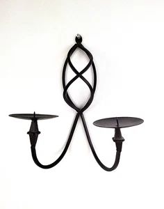 Kerzenhalter aus Gusseisen zum Aufhängen 11,5 Zoll - Bild 1 von 2