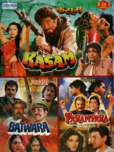 KASAM - BATWARA - PARMPARA - SHEMAROO BOLLYWOOD 3 IN 1 DVD - Imagen 1 de 2
