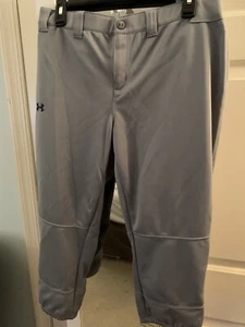 PANTALONES DE SOFTBOL UNDER ARMOUR Mujer Gris Ropa Activa TALLA L - Imagen 1 de 2