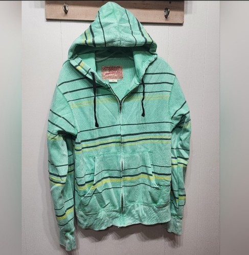 VETEMENTS Brooklyn Felpa Tessuto Media Zip Donna Oversize Riga Verde B254