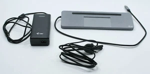 I-tec Usb-C Station D'Accueil Chargeur HDMI VGA Displayport Glan 2X USB 3.0 - Photo 1/3
