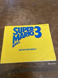 Super Mario Bros. 3 links Bros Handbuch nur NES Nintendo - Bild 1 von 2