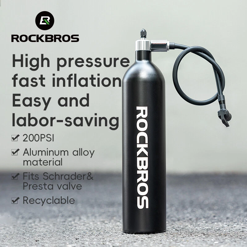 ROCKBROS Vacuum Tire Inflation Tank Container 1.2L Recyclable 200PSI Bike Pump - Image 1 of 4