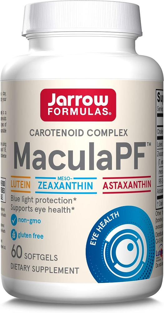 Jarrow Formulas MaculaPF - 60 Softgels - Blue Light Protection - Supplement... 
