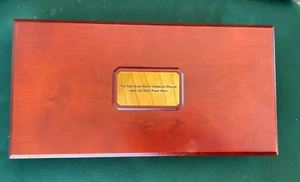 Wood Storage box for Coins WestPoint for The First-Ever Native American Dollar - Picture 1 of 6
