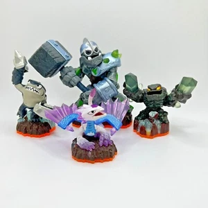 Skylanders Giants Earth Element Figures Bundle Crusher Flashwing See Offer - Picture 1 of 12
