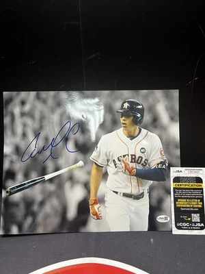 Carlos Correa Signed Autographed 11x14 Photo Houston Astros JSA COA AUTO - Image 1 of 3