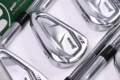 Srixon ZXi5/ ZXi7/ Z-Forged II Combo Irons / 4-PW / X-Flex Dynamic Gold X100 - Image 1 of 4
