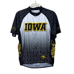 Primal Cycling Jersey Men’s Size Medium Iowa Hawkeyes Ragbrai Biking - Picture 1 of 6