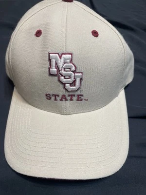 Gorra de colección NCAA Mississippi State beige gemelos Enterprise, Inc con tirantes Foto 1 de 4