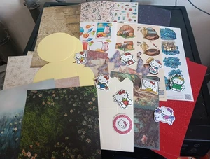 VENTA PAQUETE HOBBYCRAFTS PARA SCRAPBOOKING Y LENTEJUELAS (OFERTA476) - Imagen 1 de 2