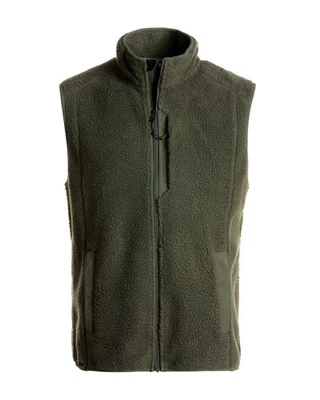 Kings Hunter Sherpa Full Zip Vest Olive Brown Men's Size: Medium - Image 1 of 3