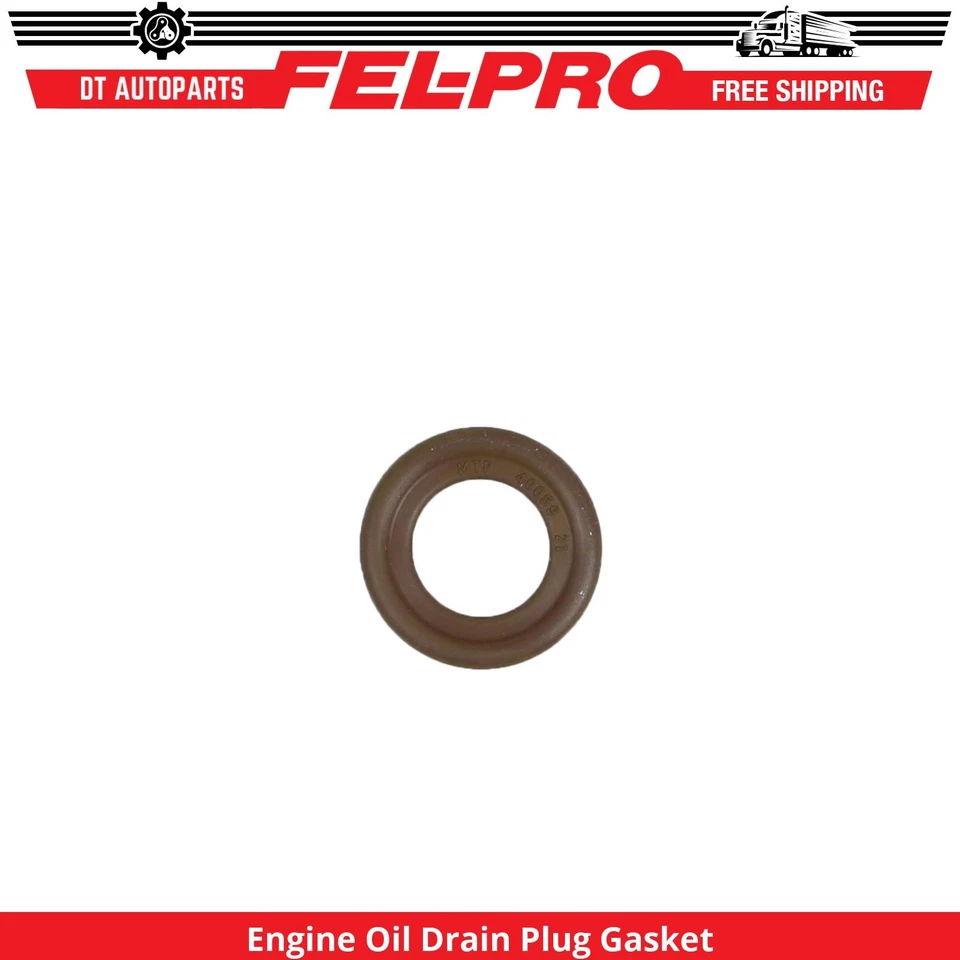 For 2003-2016 Chrysler Town  Country Engine Oil Drain Plug Gasket Fel-Pro 2 - Image 1 of 1