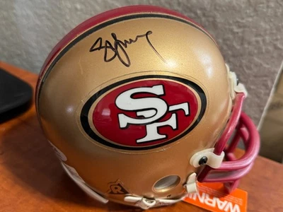 HOF steve young 49ers Signed Riddell Mini Helmet PSA/DNA COA - Image 1 of 3