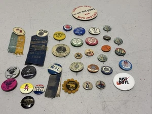 33 Vintage antike Union Landon-Knox Präsidentschaftskampagne Buttons Pinbacks Lot - Bild 1 von 18