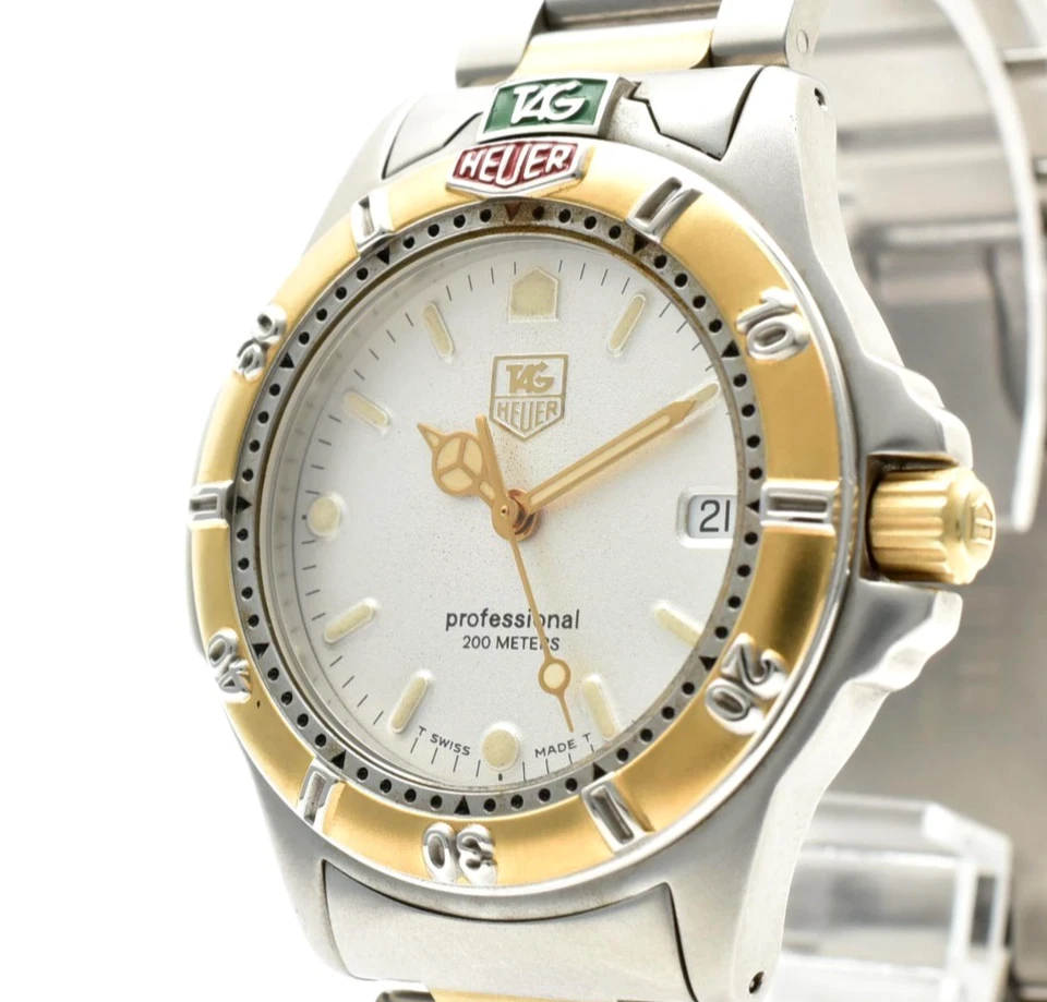 Reloj Hombre Vintage [N COMO NUEVO] TAG Heuer 995.713A 4000 Profesional 200M JAPÓN Foto 1 de 4