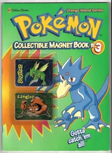 Pokémon Collectible Magnet Book #3 Coloring Activity Book, Golden Books, 2000 - Picture 1 of 7