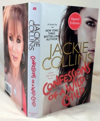 SIGNED Confessions of a Wild Child by  Jackie Collins First Edition 2014 - Image 1 of 4