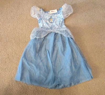 Vth Disney Store Girls Size 4/6 Cinderella Princess Costume Dress Gown 1990s NWT - Image 1 of 4