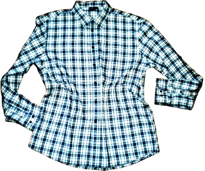 Herrenhemd/Wanderhemd Karo Gr. XL, - Bild 1 von 4