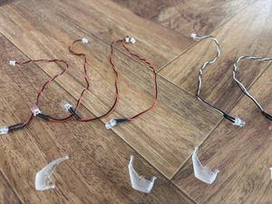 BLADE lot of Front and rear LED w/ Cover, Blue red 350 QX BLH7808 BLH7807 - Picture 1 of 4