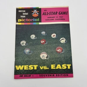 January 21, 1967 AFL Pictorial Program All-Star Game West vs East ASG-2 - Picture 1 of 13