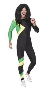 Mens Jamaican Hero Fancy Dress Costume Adult Humour Dress Up Halloween Large - Picture 1 of 1
