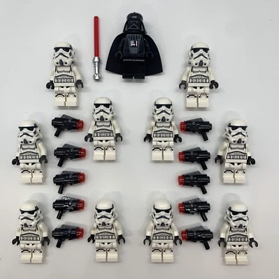 LEGO Star Wars 2003 Darth Vader Stormtrooper Lot Minifigures Army Builder - Image 1 of 2