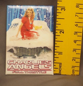 Charlie's Angels Full Throttle Drew Barrymore Movie Theater Promo Button Pin - Bild 1 von 1
