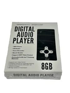 Market America MP4 Player ER-M125 Digital Audio 8GB FM Voice Recorder - Imagen 1 de 10