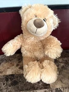 Valentines Build A Bear Plush Brown Blonde Teddy Bear 14" Classic Plush Stuffed - Picture 1 of 4